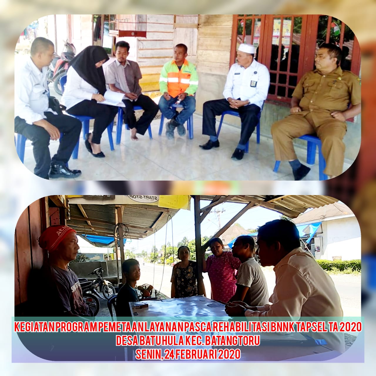 Pemetaan Wilayah Lokasi Pascarehab oleh BNNK Tapanuli Selatan (Desa Batu Hula) Pemetaan Wilayah Lokasi Pascarehab oleh BNNK Tapanuli Selatan (Desa Batu Hula)